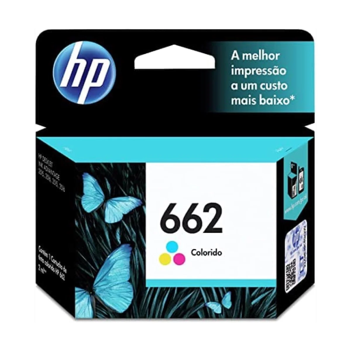 CARTUCHO HP 662 COLOR ORIGINAL — H&H Suprimentos Corporativos
