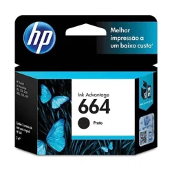 CARTUCHO HP 664 BLACK ORIGINAL — H&H Suprimentos Corporativos