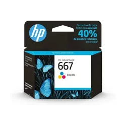 CARTUCHO HP 667 COLOR ORIGINAL — H&H Suprimentos Corporativos