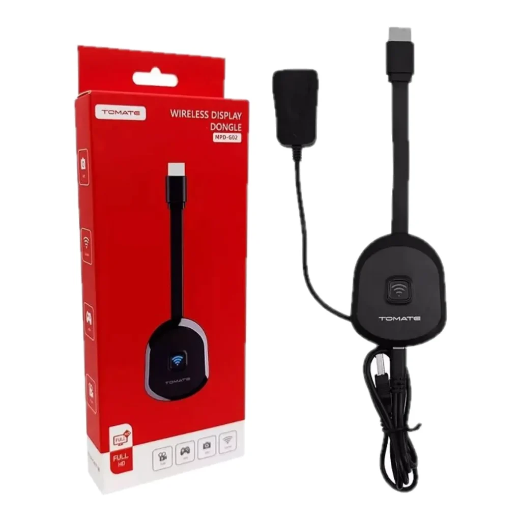 Adaptador wireless display dongle hdmi tomate MPD-G02