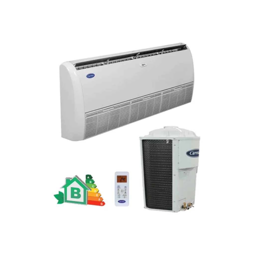 Ar-condicionado carrier space piso teto 58.000 btus frio 380 v trifásico