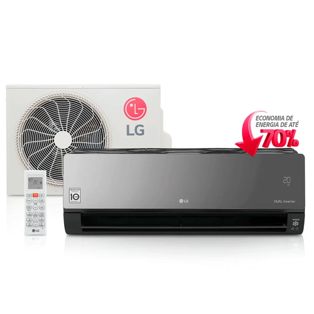Ar-condicionado lg dual inverter voice artcool UV nano 24.000 btus quente/fri...