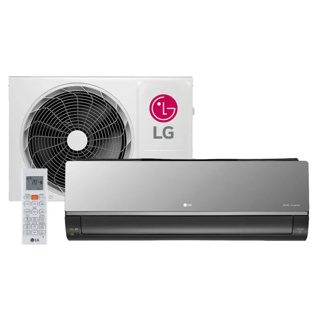 Ar-condicionado lg dual inverter voice artcool UV nano +ai 12.000 btus quente...