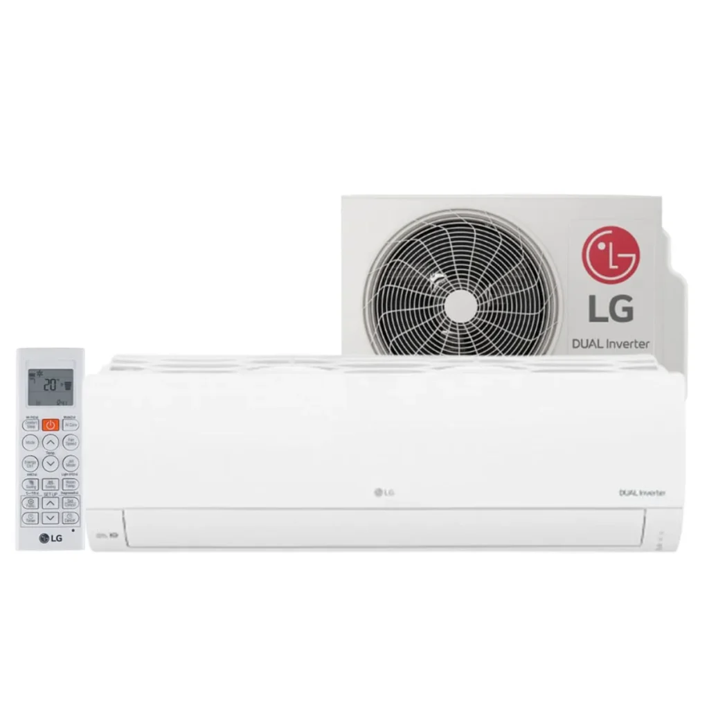 Ar-condicionado lg split dual inverter compact +ai 9.000 btus frio S3-Q09AAQAC
