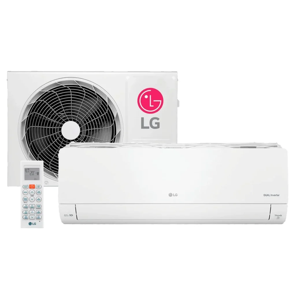 Ar-condicionado lg split dual inverter voice 18.000 btus frio WI-FI S4-Q18KL31B
