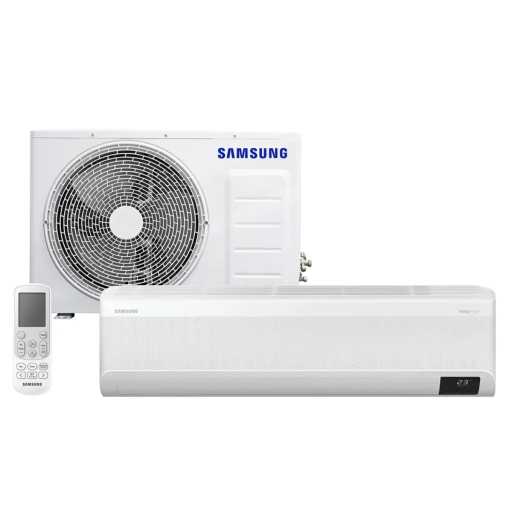 Ar-condicionado Samsung split inverter windfree connect sem vento 18.000 btus...