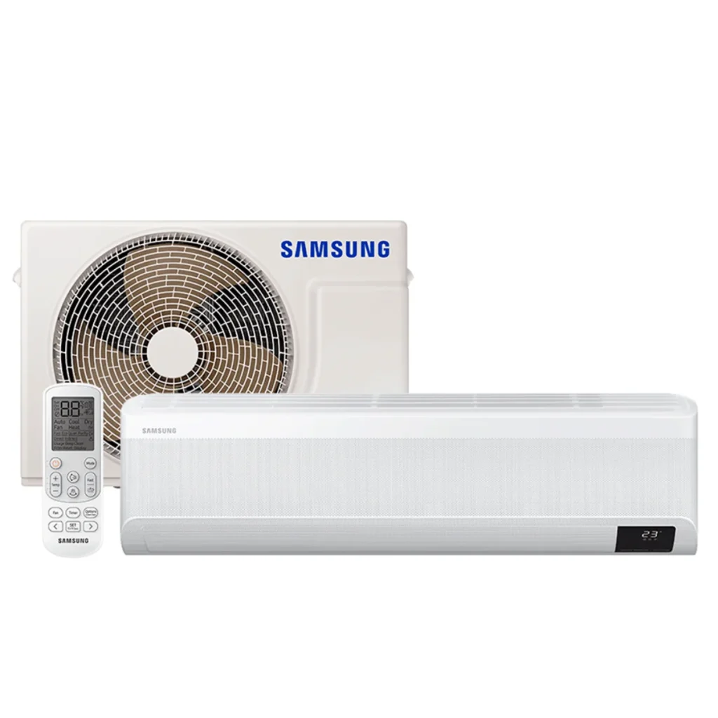 Ar-condicionado Samsung split inverter windfree Plus 9.000 btus quente/frio A...