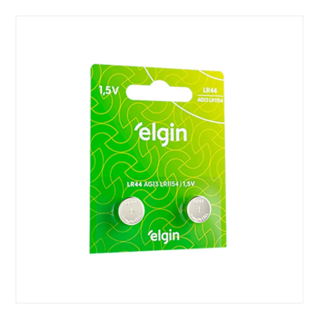 Bateria alcalina Elgin LR44 1,5 v (2 unidades)