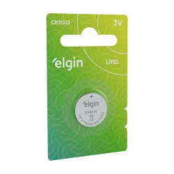 Bateria Elgin Lithium CR2032 3V (1 Unidade) — H&H Suprimentos Corporativos