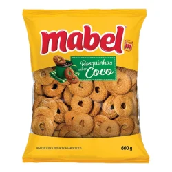 Biscoito Rosquinha Mabel Sabor Coco 600 g — H&H Suprimentos Corporativos