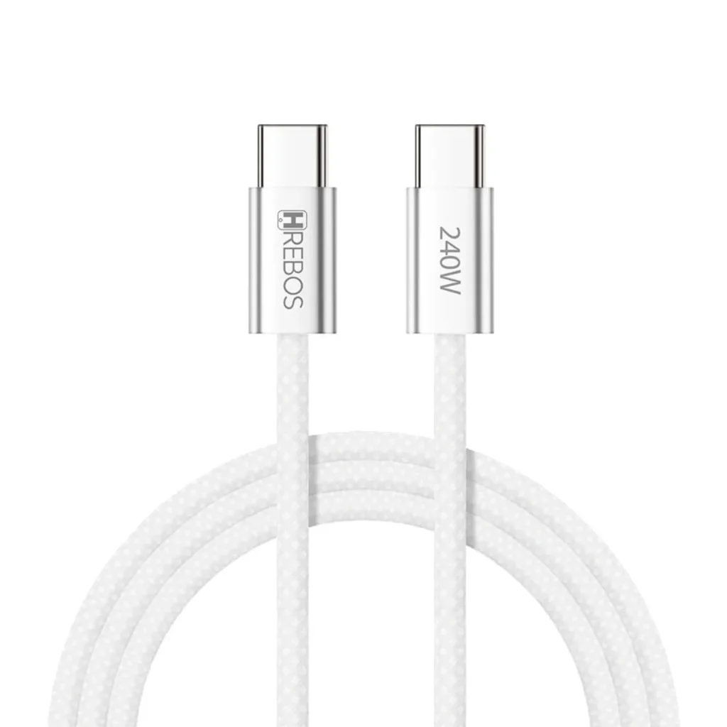 Cabo hrebos anankelink CB-494C USB-c para USB-c 240 w 1 m