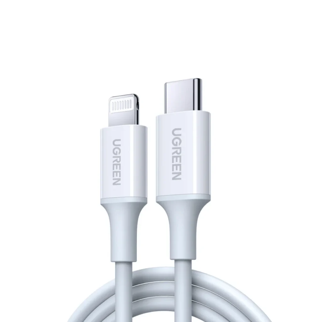 Cabo ugreen USB-c para lightning US171 2 m branco