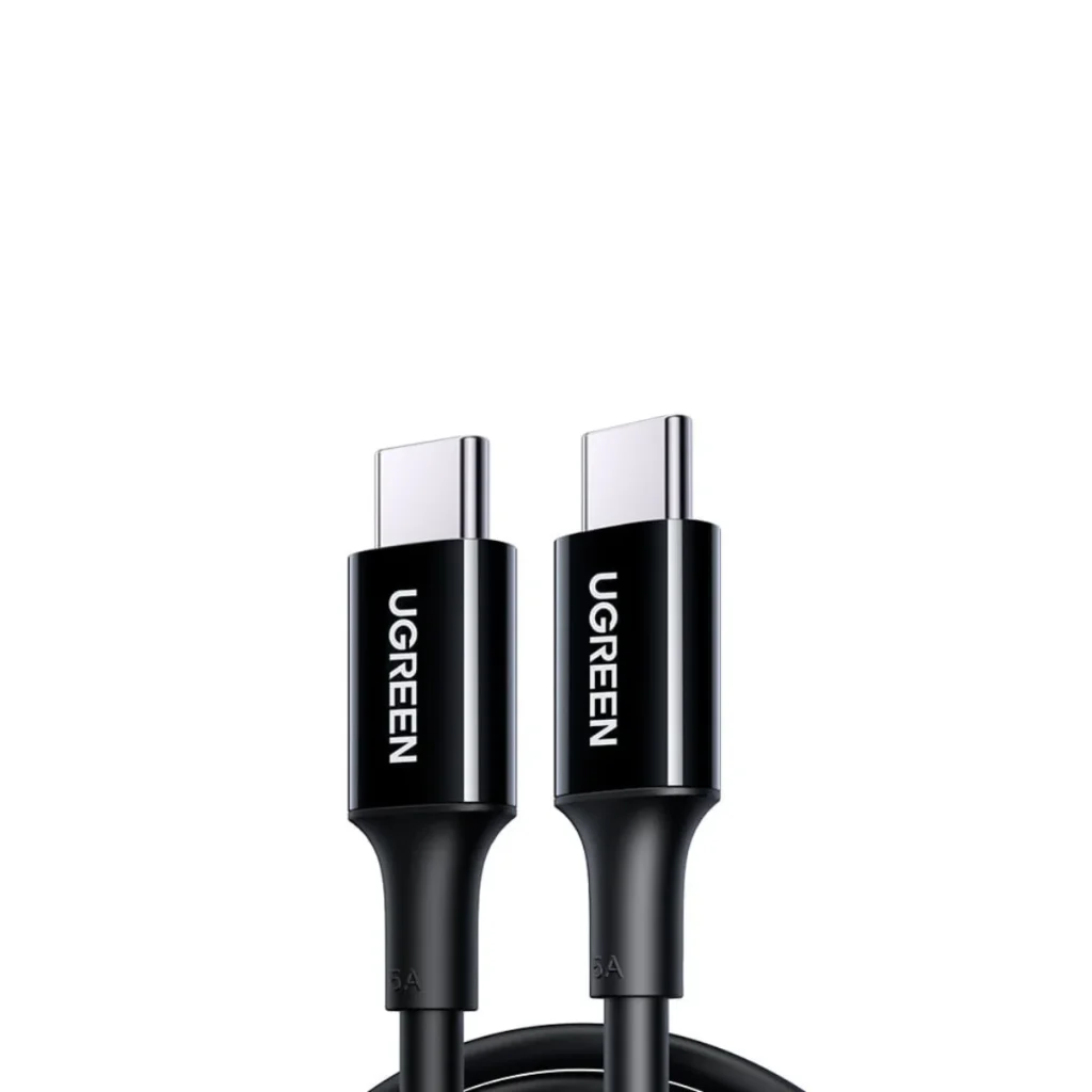 Cabo ugreen USB-c para USB-c 5 a US300 1 m preto