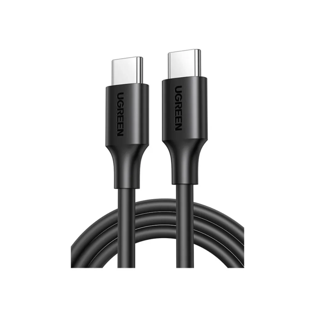 Cabo ugreen USB-c para USB-c US286 1 m preto