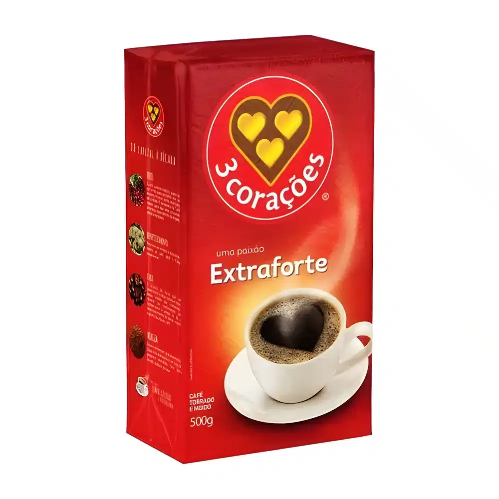 Café 3 Corações extra forte 500 g a vácuo
