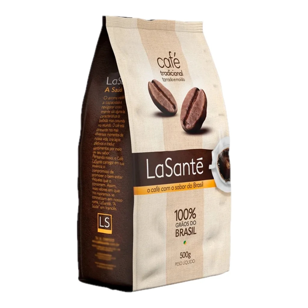 Café torrado em grãos la santé 500 g