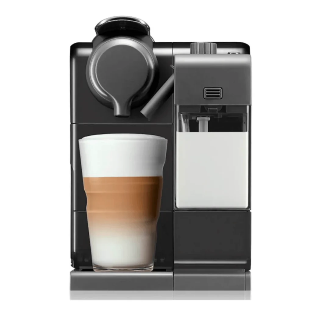 Cafeteira nespresso latissima touch F521 preta com recipiente de leite