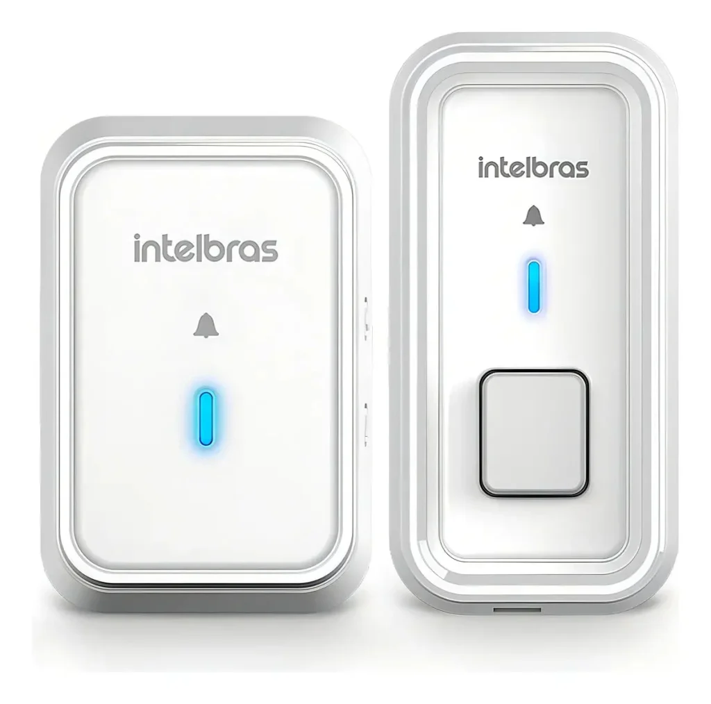 Campainha sem fio Intelbras cib 101 branca Bivolt com bateria