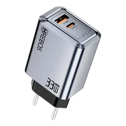 Carregador de Celular Hrebos CRG-233 33W PD e USB sem Cabo — H&H Suprimentos Corporativos