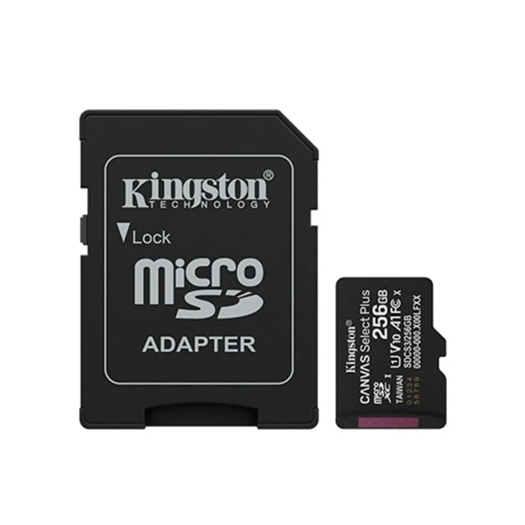 Cartão de memória microsd Kingston canvas select Plus SDCS3 256GB