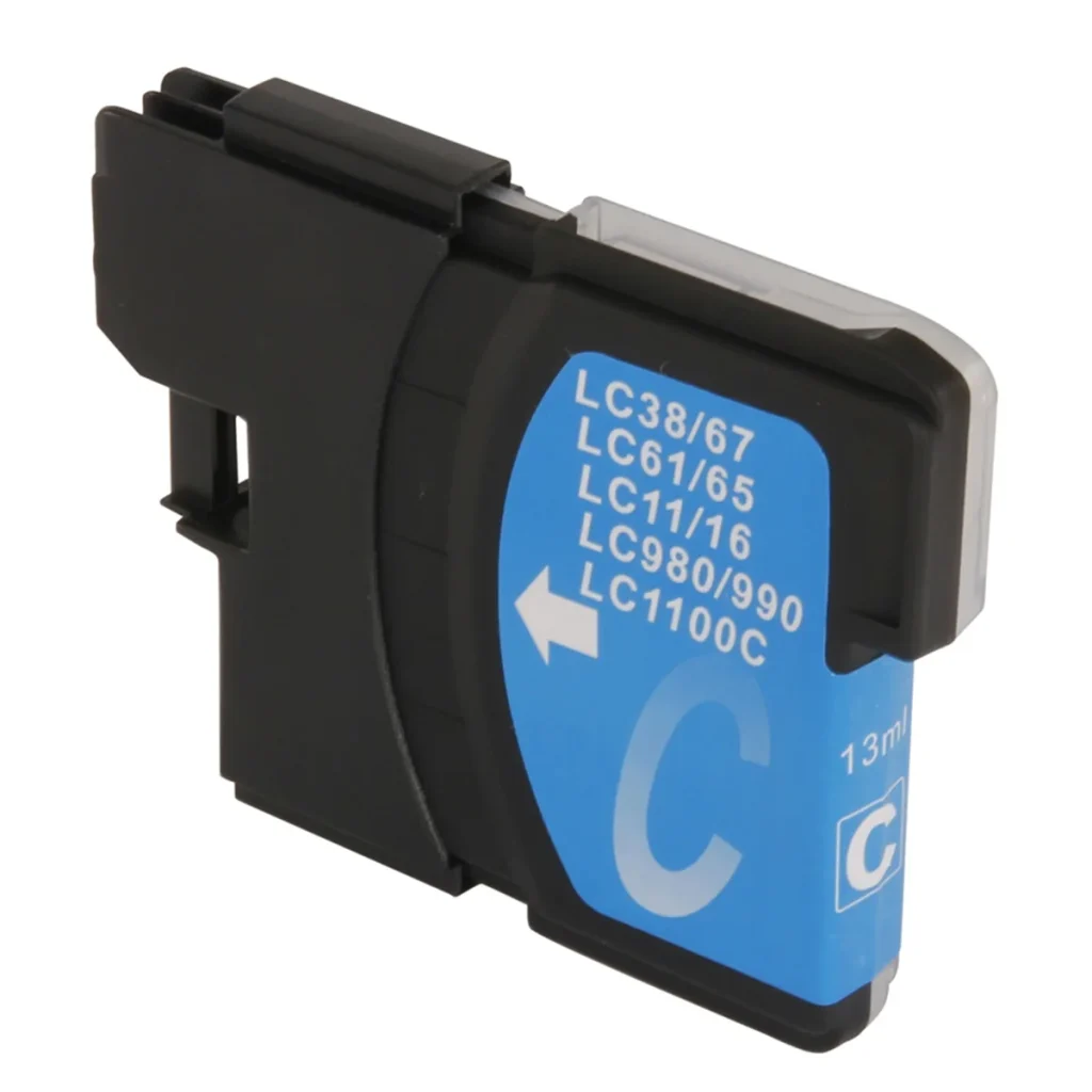 Cartucho de tinta compatível Brother LC-61C ciano 13 ml
