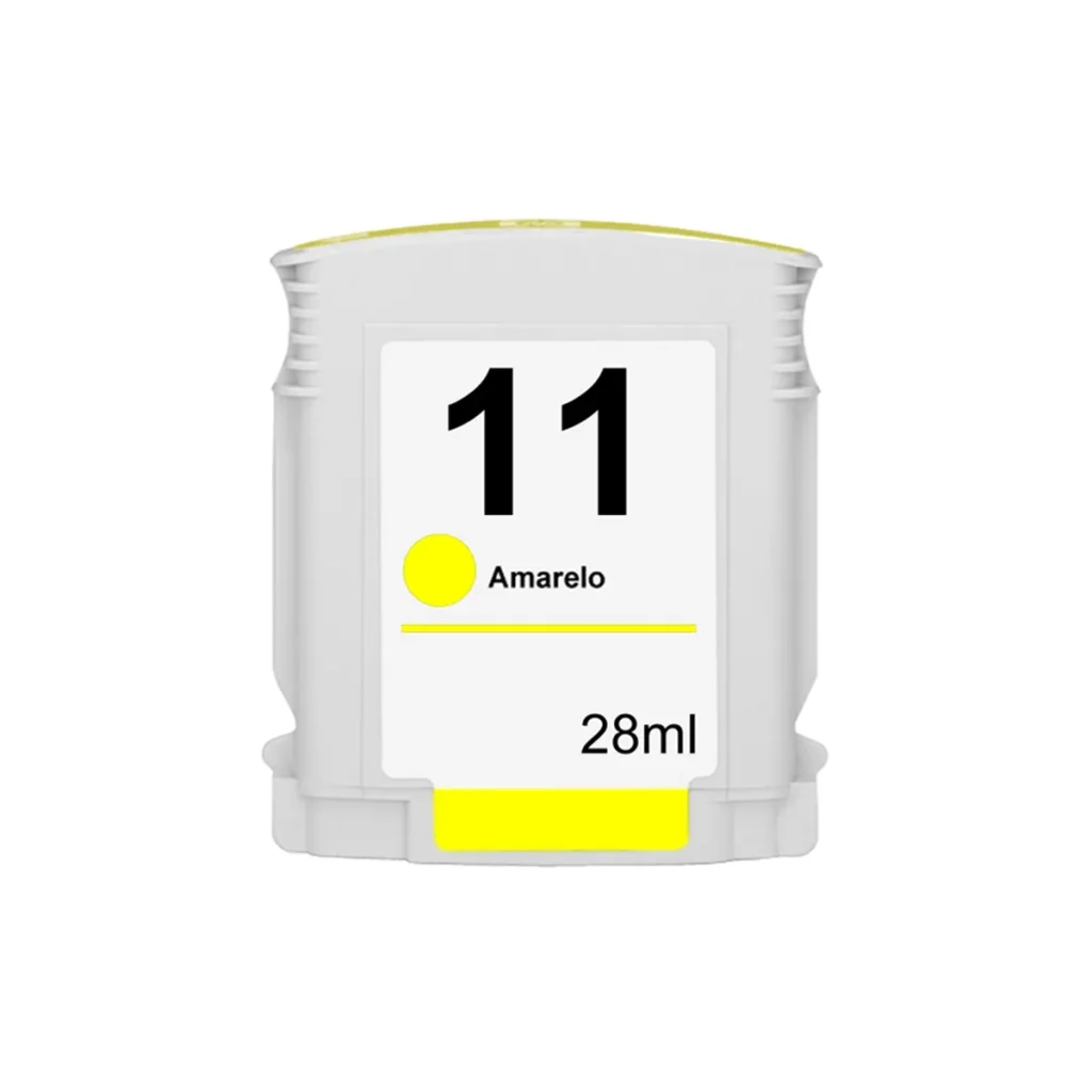 Cartucho de tinta compatível HP 11 C4838A amarelo
