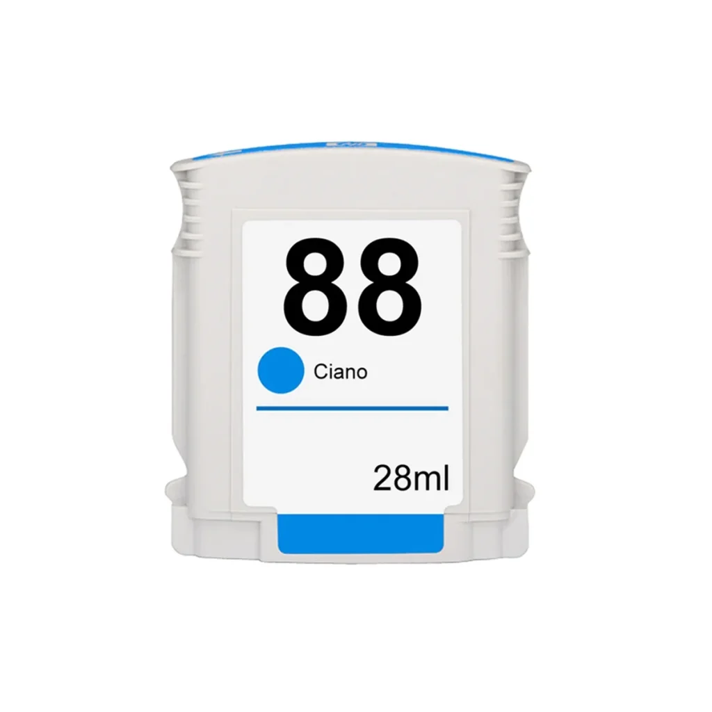 Cartucho de tinta compatível HP 88XL C9391A ciano 28 ml