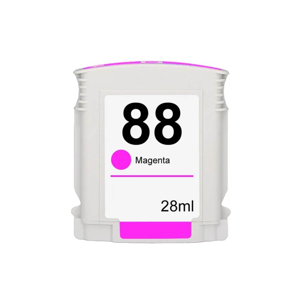 Cartucho de tinta compatível HP 88XL C9392A magenta 28 ml
