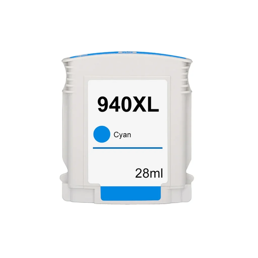 Cartucho de tinta compatível HP 940XL C4907AL ciano 28 ml