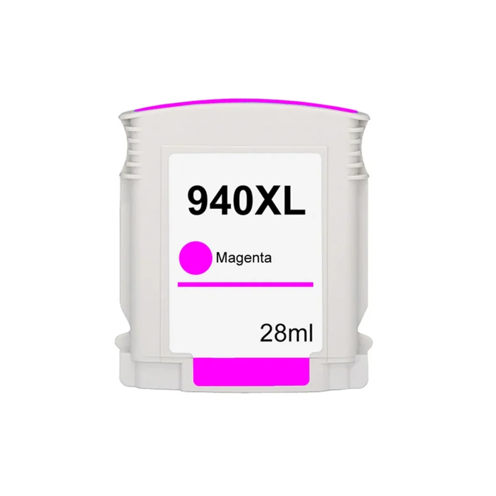 Cartucho de tinta compatível HP 940XL C4908AB magenta 28 ml