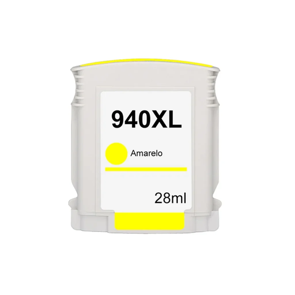 Cartucho de tinta compatível HP 940XL C4909AL amarelo 28 ml