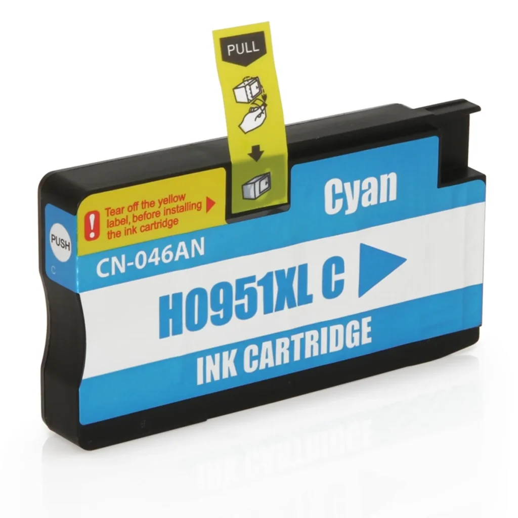 Cartucho de tinta compatível HP 951XL CN046A ciano 20 ml