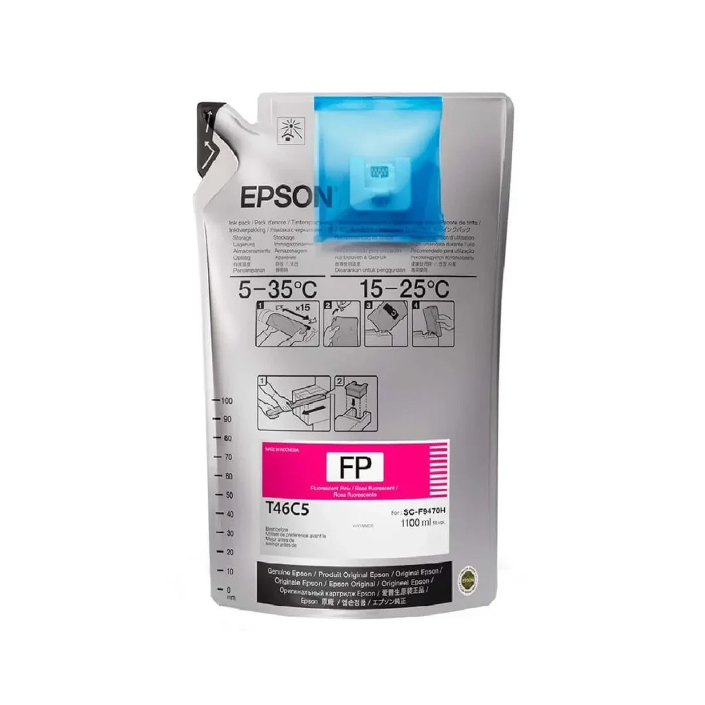 Cartucho de tinta Epson T46C520 rosa fluorescente 1 L original