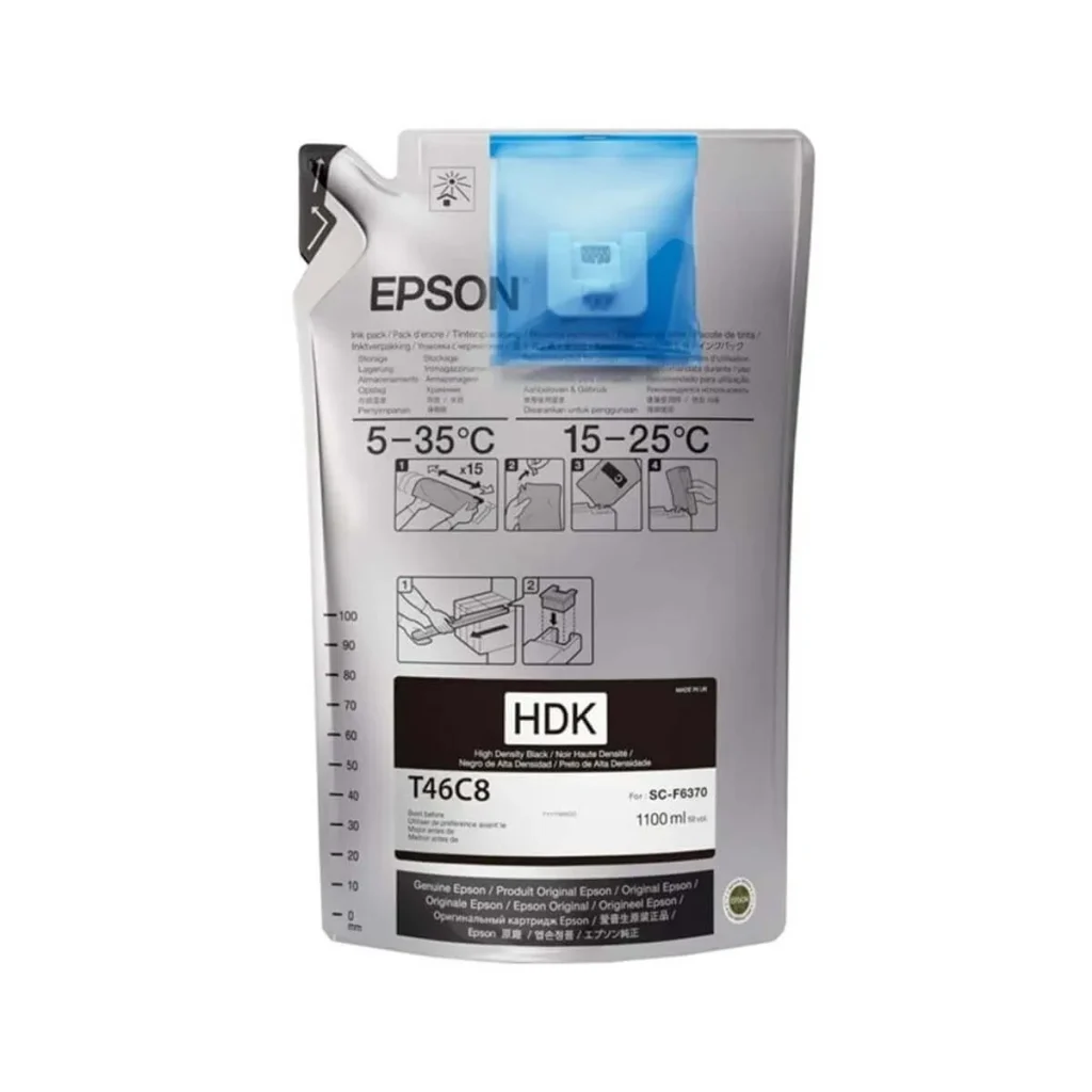 Cartucho de tinta Epson T46C820 preto HD 1,1 L original