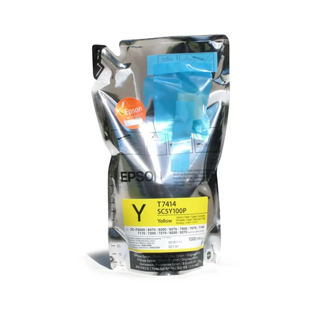 Cartucho de tinta Epson T741420 amarelo 1 L original