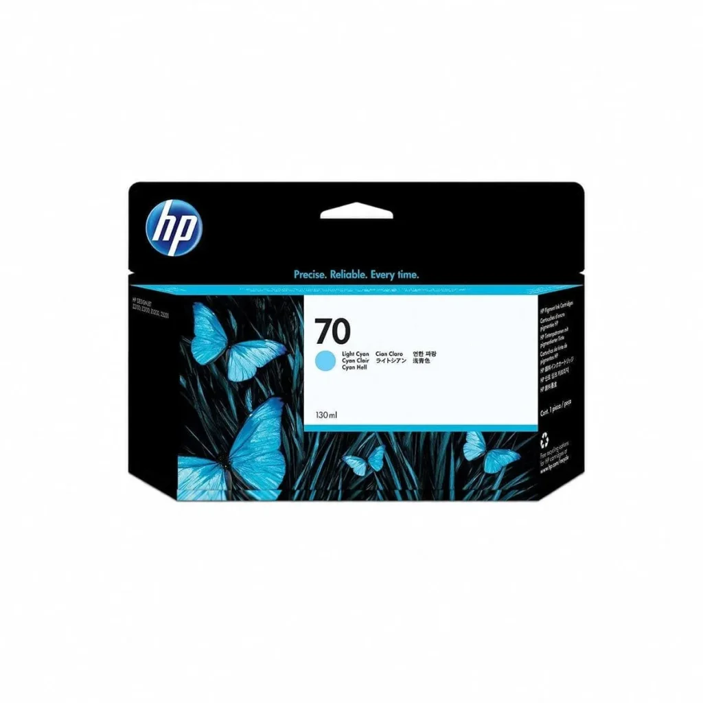 Cartucho de tinta HP 70 ciano claro C9390A 130 ml original