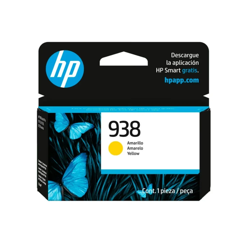 Cartucho de tinta HP 938 4S6X7PL amarelo original