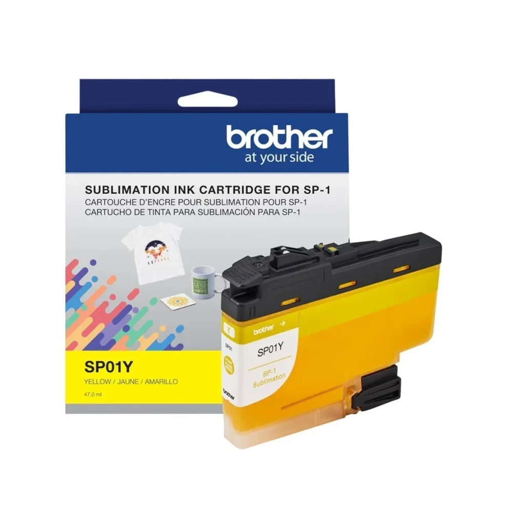 Cartucho de tinta sublimática Brother SP01YS amarelo 47 ml original