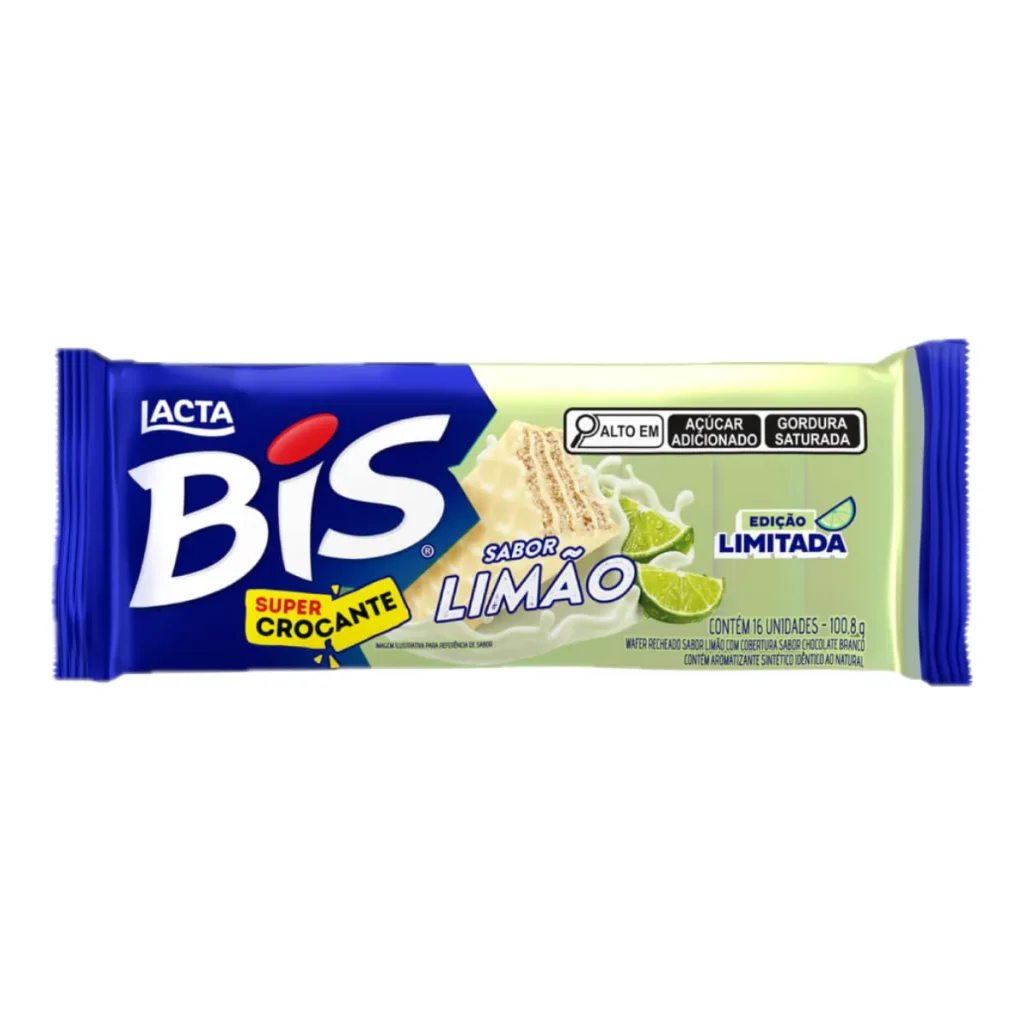 Chocolate lacta bis limão 100,8 g