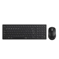 Combo Teclado Ultrafino e Mouse Sem Fio Kross KE-KM564 Preto — H&H Suprimentos Corporativos