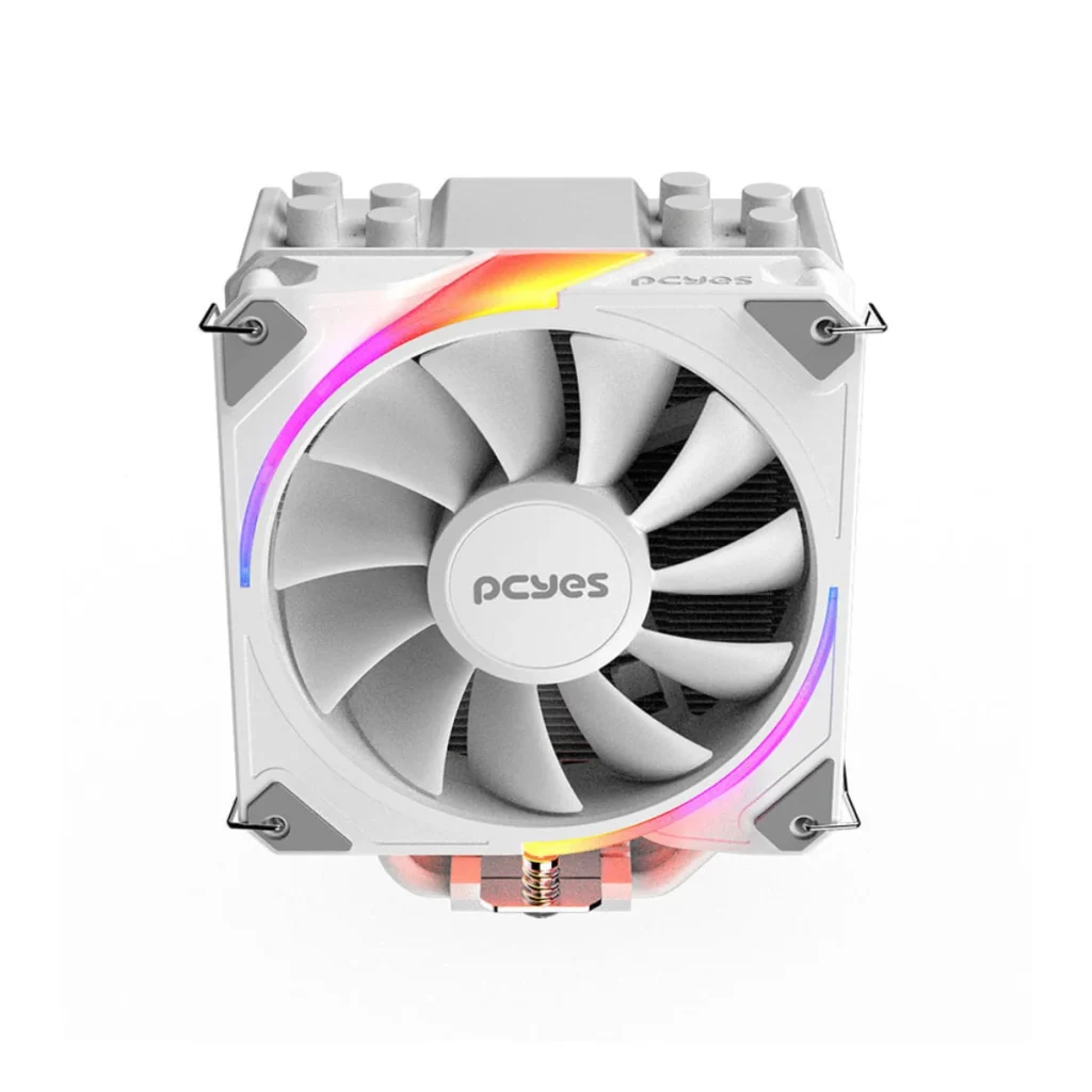 Cooler para processador pcyes frost pulse argb 120 mm branco