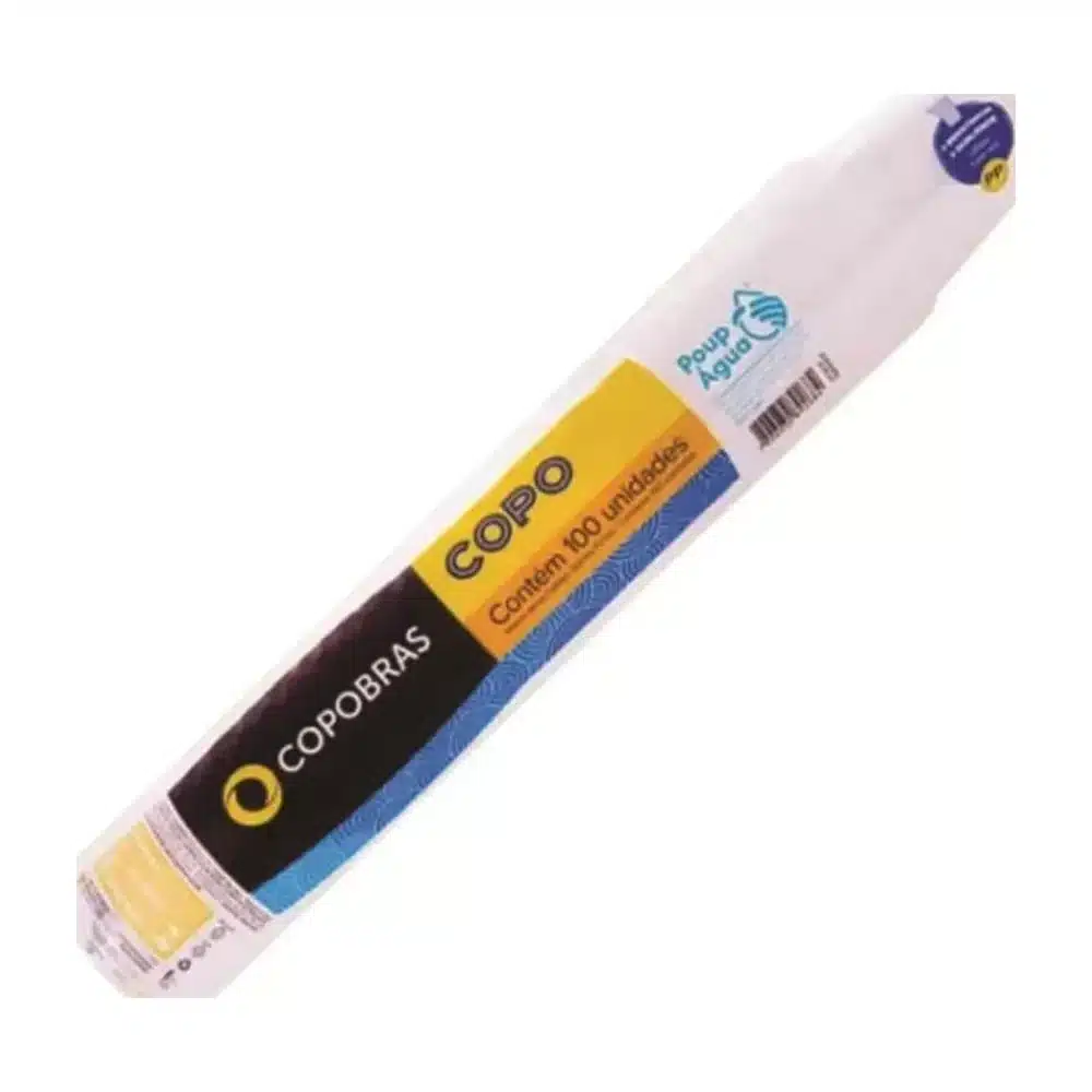 Copo descartável 200 ml ps transparente 25 x 100