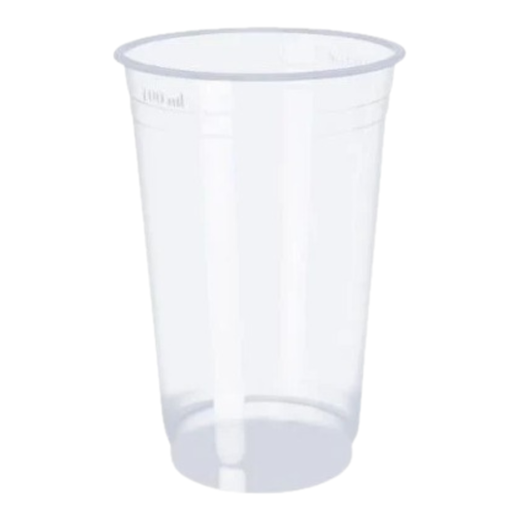 Copo descartável 400 ml pp transparente, caixa com 20 pacotes de 50