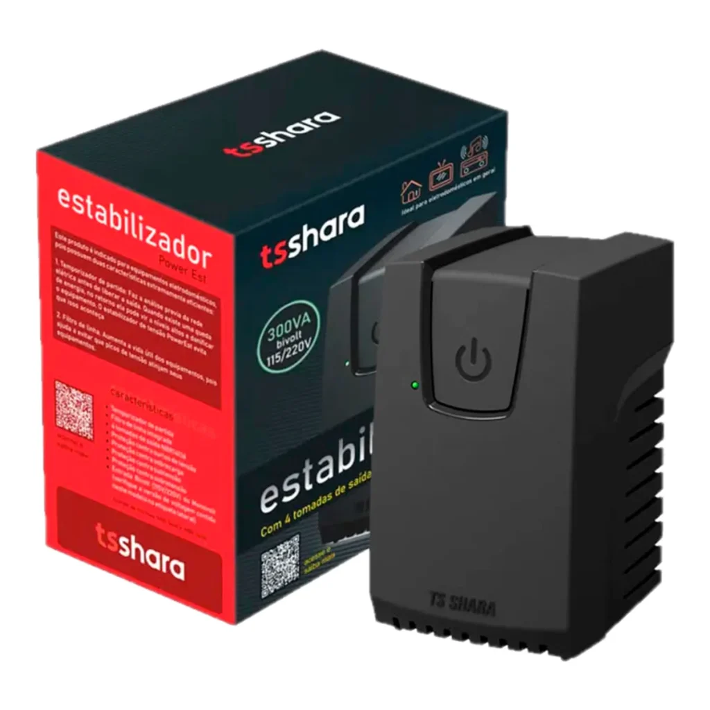 Estabilizador ts shara powerest 300 va Bivolt saída 115 v