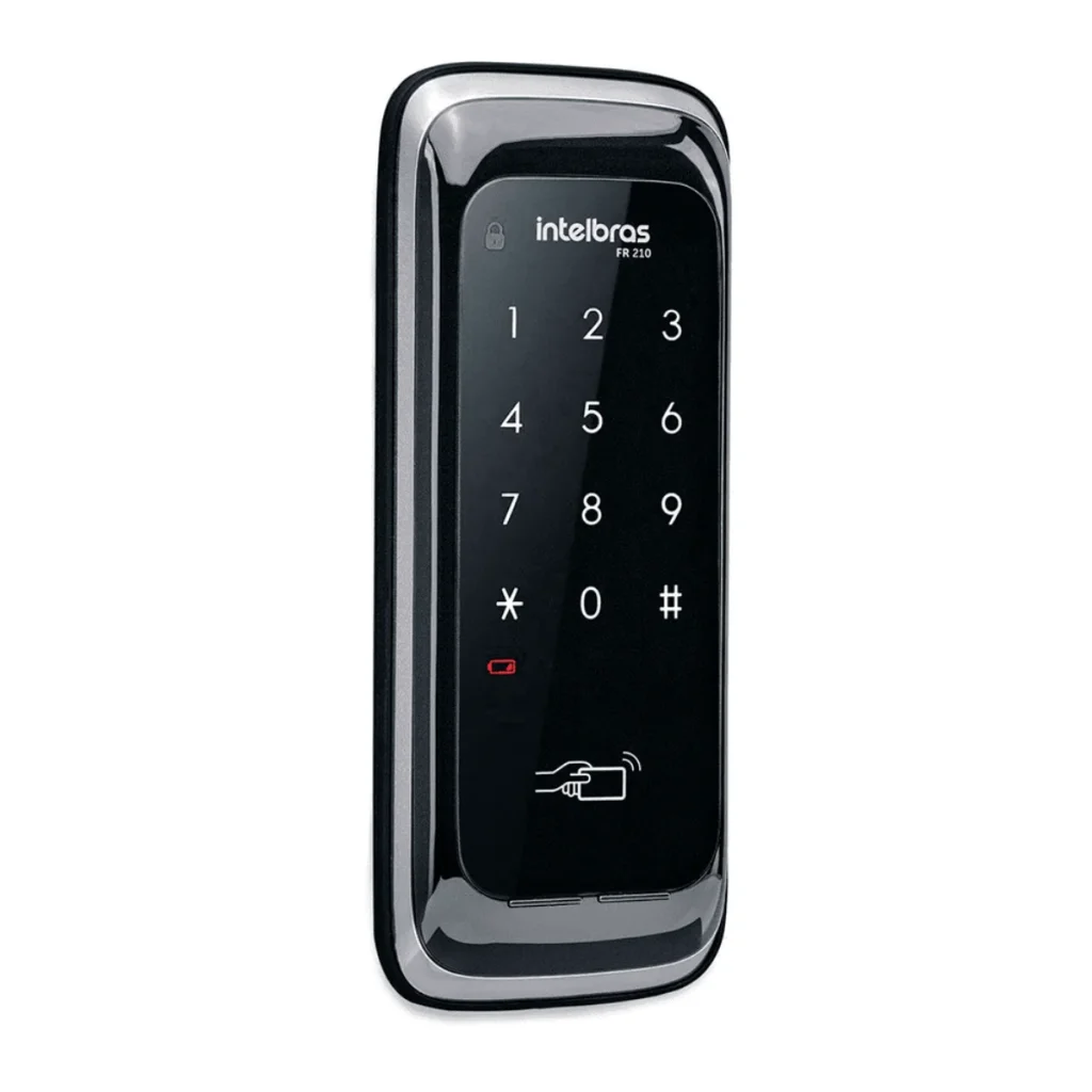 Fechadura digital Intelbras fr 210 para porta de correr
