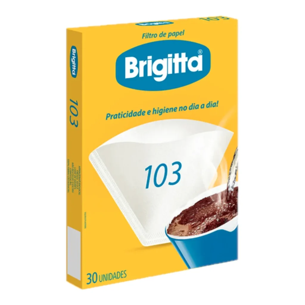 Filtro de papel brigitta Nº 103 caixa com 30