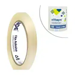 Fita Adesiva Transparente Alltape 12 mm x 40 m — H&H Suprimentos Corporativos