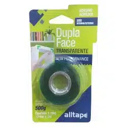 Fita Dupla Face Alltape 12 mm x 2 m — H&H Suprimentos Corporativos