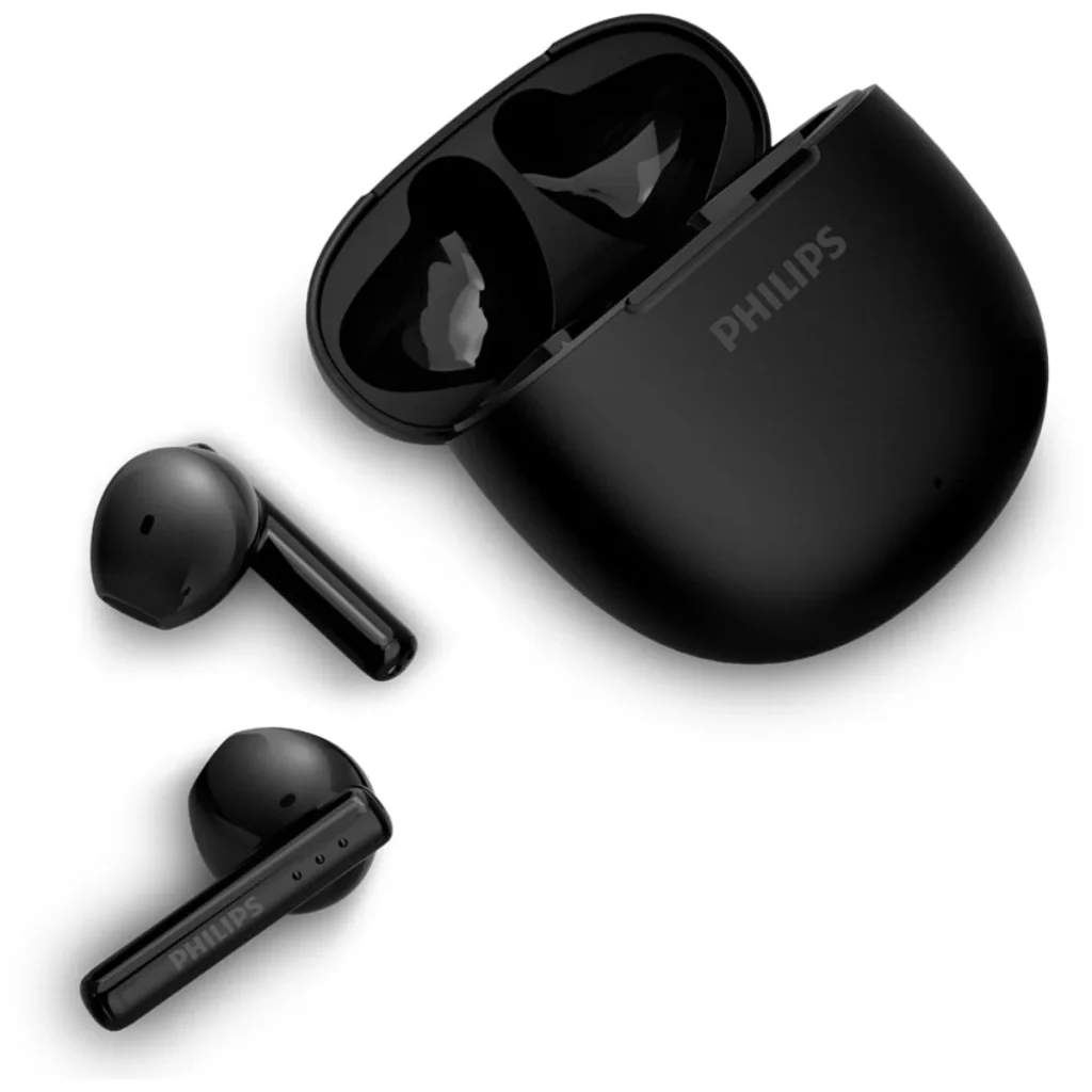 Fone de ouvido tws Philips TAT1139 Bluetooth 5.4 IPX4 com 2 microfones com ia