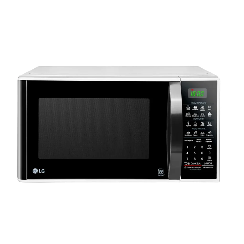 Forno de micro-ondas lg MS3091BCA solo função eco on 30 litros